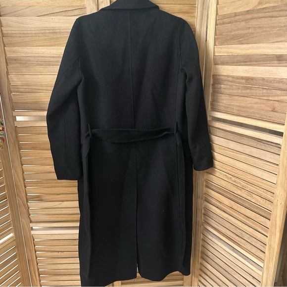 Maje Geola Long Double-Faced Wool Belted Long Coat size S - Picture 13 of 13